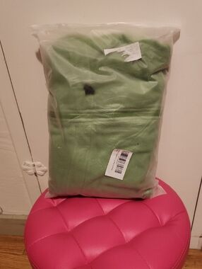 🔥Green Fleece Dog Hoodie Full Body Sleeper- Soft, Warm Pet Pullover